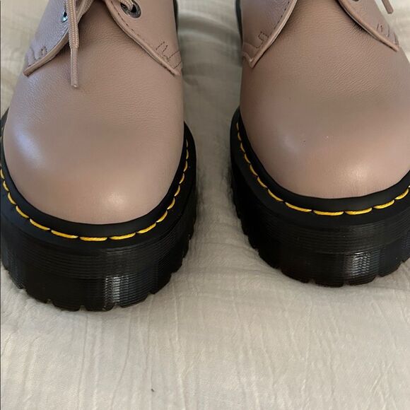 Dr. Martens 1461 Quad II Oxford Platform Derby, Vintage Taupe, Women’s 10, NWOT - Picture 10 of 14